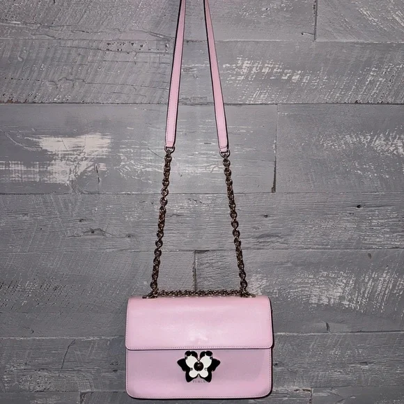 Furla Camelia mughetto pink shoulder 2 way bag - Picture 2 of 8